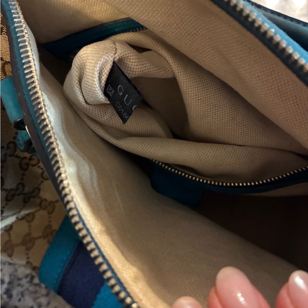 Gucci Vintage Web Boston canvas bag - Picture 9 of 16